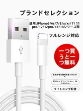 iPhone対応急速充電データケーブル【USBタイプ・2メートル・車載用】（セットアップ対応）