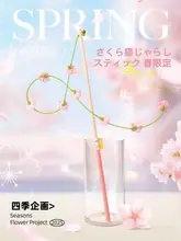春の桜鈴付きキャットボール【長竿・猫玩具・自遊び対応】