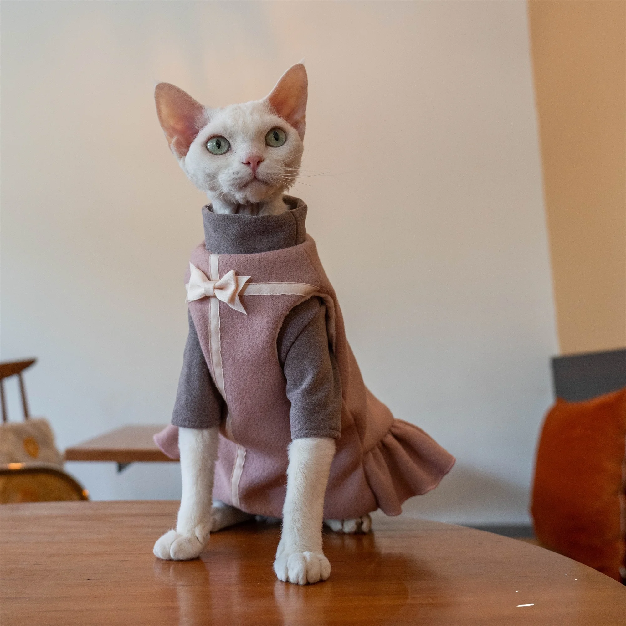 猫 ワンピース ベストギフト ウール フリース：冬期の猫向けファッションアイテムの実用性と適用範囲