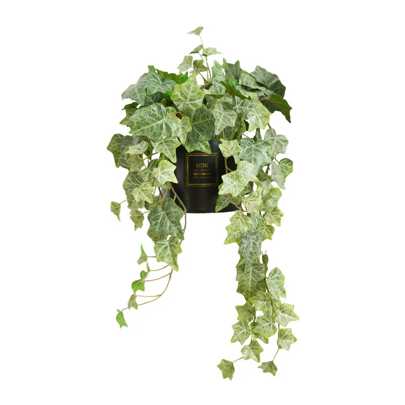 リアルな造花のデスクトップ装飾：観葉植物リーフデザインの小型サイズがインテリアに与える影響