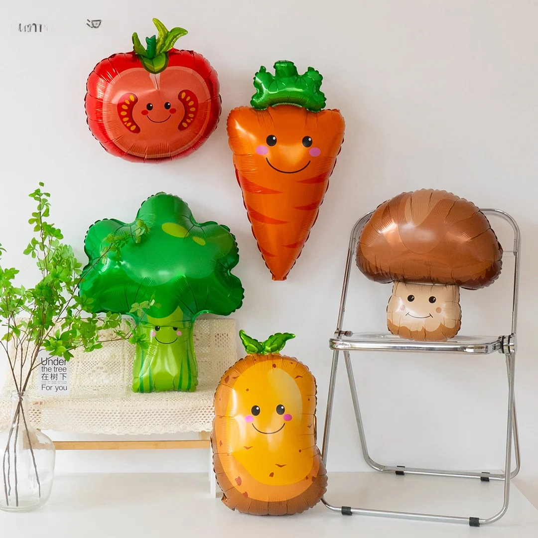 誕生日 バルーン おしゃれ どう選ぶ？子供用の野菜キャラクターがもたらす、ほっとする空間の秘密