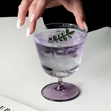 高級感漂う紫色のハイボールグラス【軽量・カクテルやコーヒー用】