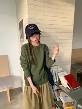 春用のリブ編みハイネックニットセーター【フィット・デザイン性あり】