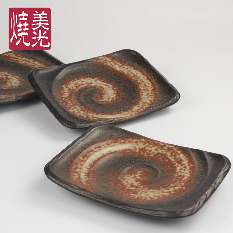 刺身盛り皿・美光焼陶器：日本韓国料理用の12インチ不規則魚盤の実用性と使い分け