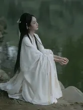 魏晋風の漢服【大袖・秋用・大人女性用・仙女スタイル】（セットアップ対応）