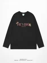 アメリカンスタイルのゆったりとした長袖Tシャツ【男性用・コットン素材・カジュアル】