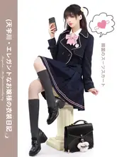 学院風JK制服セット【秋冬用・ジャケット・スカート・レディース】