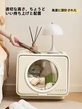 蓋付きナイトテーブル 家庭用 寝室 モダン シンプル オーク材 収納機能