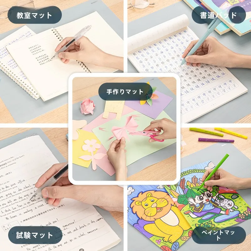 得力A4サイズ透明試験用デスクマット：学生用ソフトクッションの実用性と使い分け