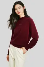 冬用ウールカシミヤニットトップス【レディース・洗練されたデザイン】