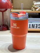 Stanley 対応 16/20/23/30/40oz エコプラスチックトライタンストロー