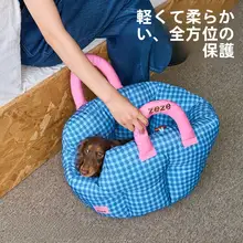 ZEZE ペット用車載ベッド【安全シート・持ち運び可能・ソファタイプ】