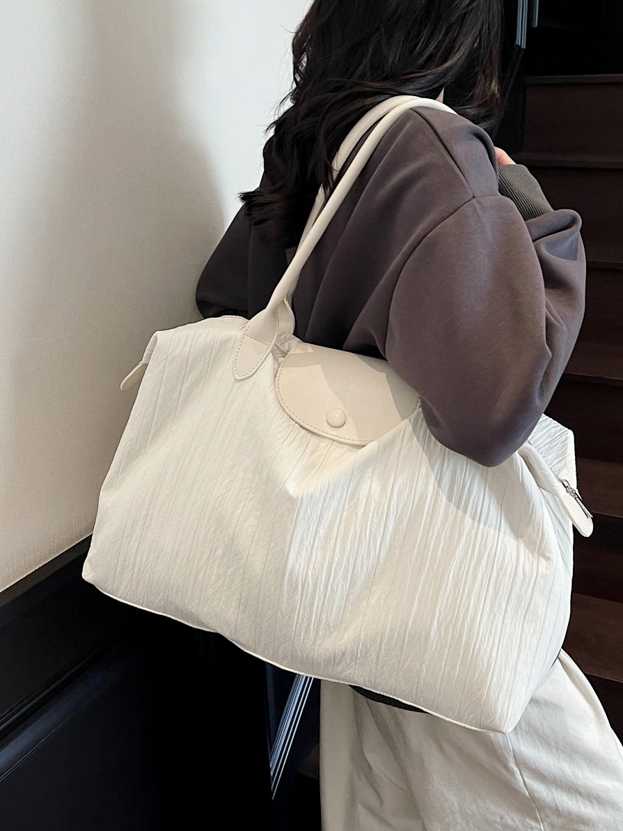 旅行用トートバッグ スタイリッシュ・大容量・軽量：2泊旅行に最適な女性向け提包型バッグ