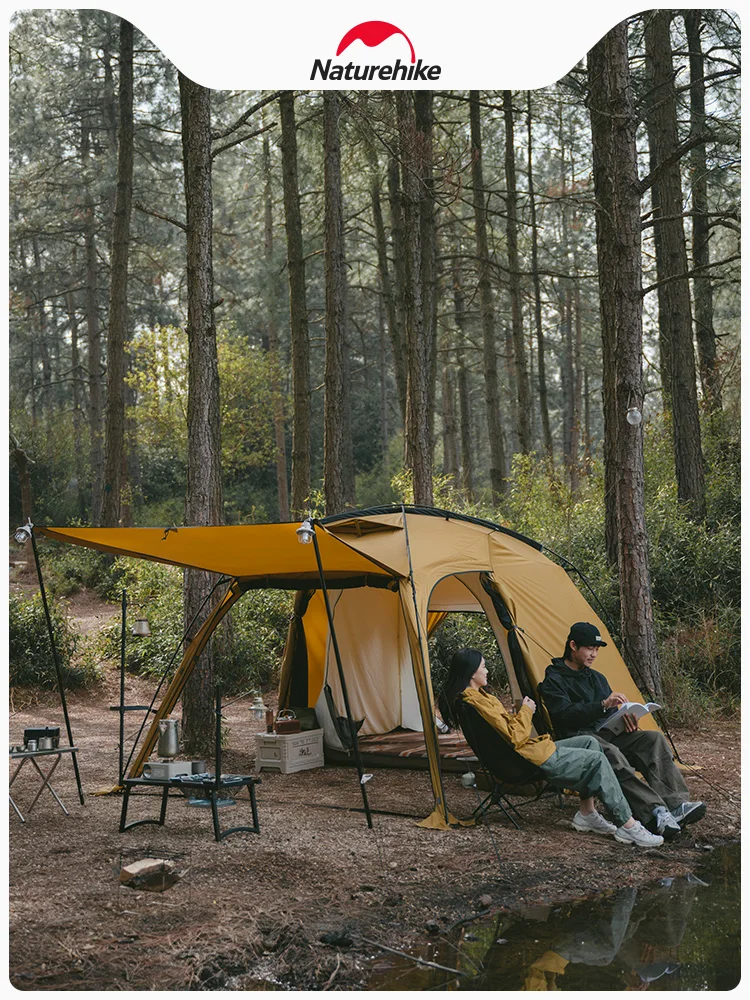 Naturehike キャンプテント 一室一厅 軽量防雨防晒 2人用アウトドアテント