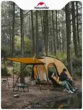 Naturehike キャンプテント 一室一厅 アウトドア折りたたみ 軽量 防雨防晒