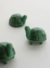 手描き陶器製 蓋付きジュエリーボックス【カメの甲羅デザイン・組み合わせ可能】