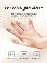 極上の柔らかさのラテックス記憶フォームマットレス【シングルサイズ・家庭用・学生向け】