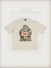 オリジナルデザインVネックタンクトップTシャツ【LADY GAGAインスパイア・短袖】