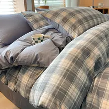 全棉水洗コットンカバー【シングル用・学生寮向け】