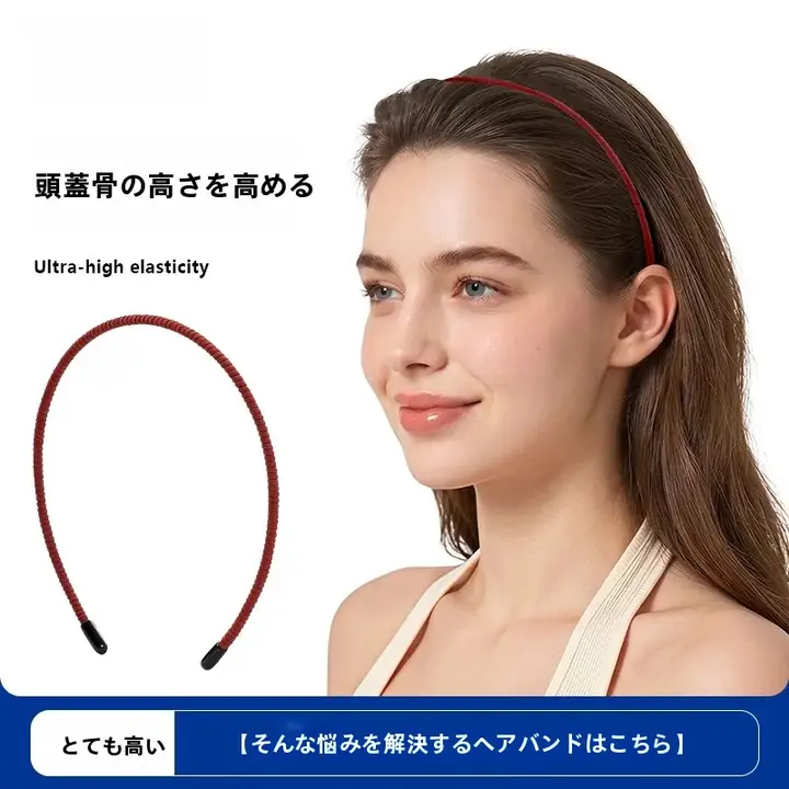 カチューシャ レディース 細め 小顔効果 トップボリューム 痛くない 跡がつかない きれいめ 上品 デイリー 「M2ka」