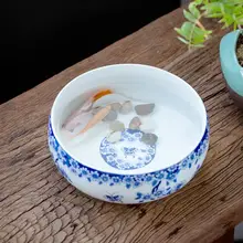 特大茶洗【陶器製・功夫茶具用・家庭用】（セットアップ対応）