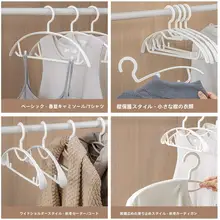 無痕加工 プラスチック衣類ハンガー【肩崩れ防止・多機能・厚手設計・学生用】