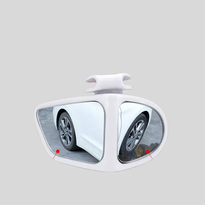 360度バックミラー【前後車輪の盲点補助・小型丸型・多機能リバースサポート】