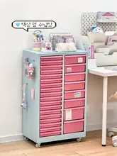 多層式の収納キャビネット【大容量・収納ラック・文具用】