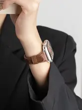 Apple Watch用バンド レディース レザー 細め おしゃれ 上品 スポーツ 通勤 オールシーズン