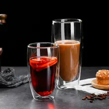 ダブルウォールグラス 家庭用 コーヒー お花茶 耐熱 透明