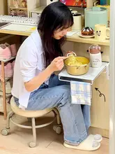 折りたたみテーブル 壁掛け 収納ラック ドア裏 省スペース 一人暮らし 食事用