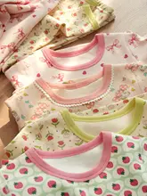 子供用 綿100% スムーズな肌触りのインナー上下【女の子用・長袖・秋冬用・ホームウェア】（セットアップ対応）