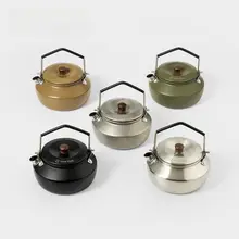 アウトドア用ミニステンレス製ケトル【携帯用・コーヒー・お茶用】