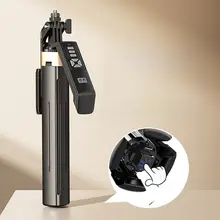 スマートフォン用 自撮り棒スタンド三脚【多機能・防振設計・アウトドア用・360度回転】