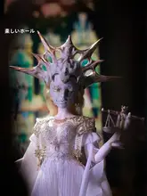 長袖ロングドレスのBJDドール【レイラ・太陽の女神デザイン】（セットアップ対応）