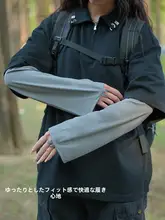 紫外線対策に最適！女性用冷感袖カバー【夏用・通気性・ゆったりフィット・アウトドア・ドラ  イブ・バイク対応】