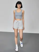 MITAOGIRL ライカ素材使用のスポーツタンクトップ【背中が開いたデザイン・高強度トレーニング・ヨガウェア】