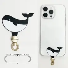 回転式金属クリップ付きスマホストラップ【牛津布・薄型・頑丈な固定具】