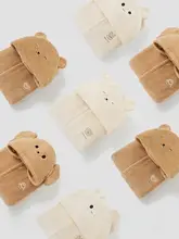 SANLI オーガニックコットン製 子供用バスローブ【吸水速乾・フード付き・通年対応】（セットアップ対応）