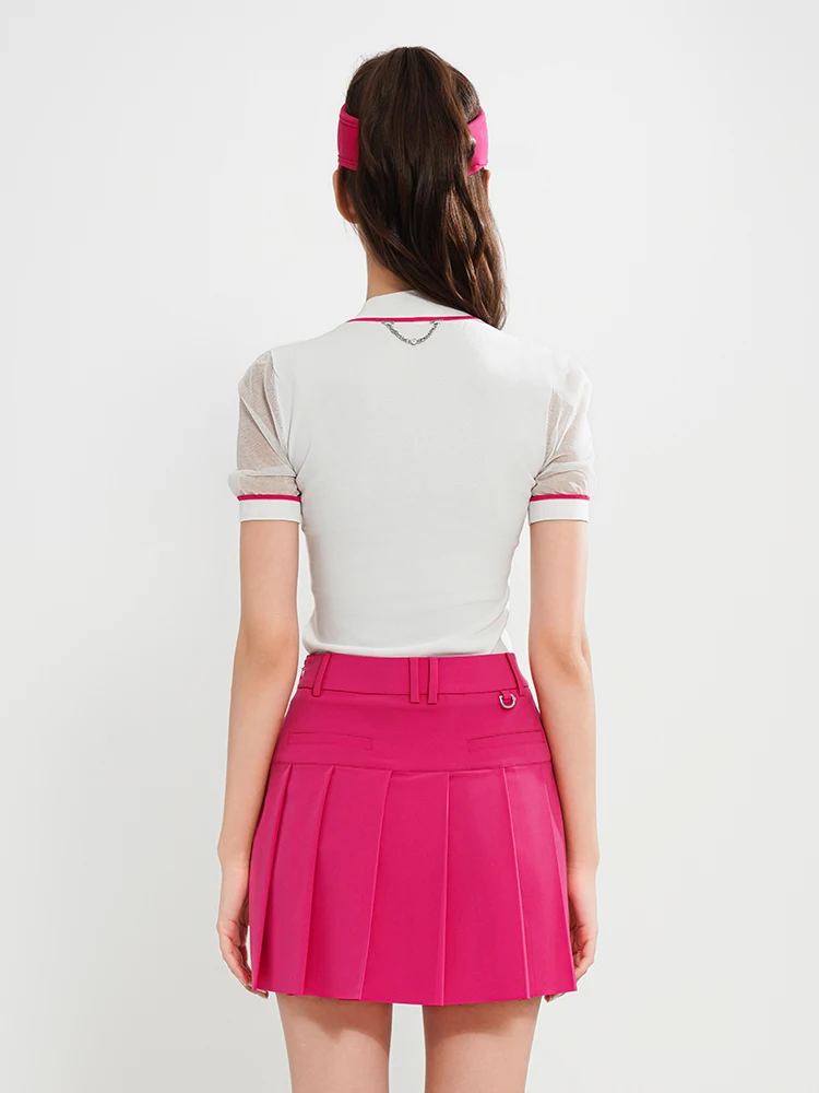 Castelbajac レディースゴルフTシャツ：夏用軽量ストレッチデザインの実用性と使い方