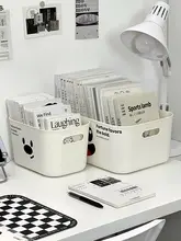 デスク収納ボックス【大容量・文房具や書籍の整理に最適・オフィス用】