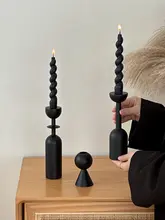 木製キャンドルスタンド キャンドル愛好者 創造的なインテリア 高級 装飾品