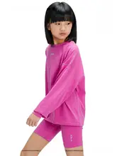 子供用 夏の運動ヨガサイクリングパンツ【紫外線対策・五分丈】（セットアップ対応）