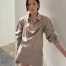 雰囲気たっぷりのおしゃれな二点セットシャツキャミソール＆スカートパンツ（セットアップ対応）