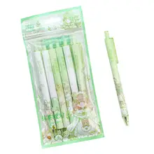 可愛いデザインのボールペン【押しボタン式・黒色・文房具】