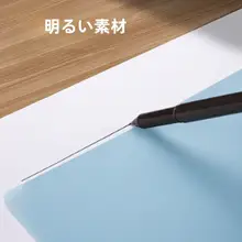 得力 A4サイズ 透明試験用デスクマット【学生用・ソフトクッション・手作り用】