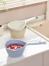 キッチン用水差しスプーン【優質プラスチック・長柄・洗髪用デザイン】