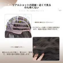 自然な仕上がりの高層次ロングストレートウィッグ【女性用・全頭タイプ】