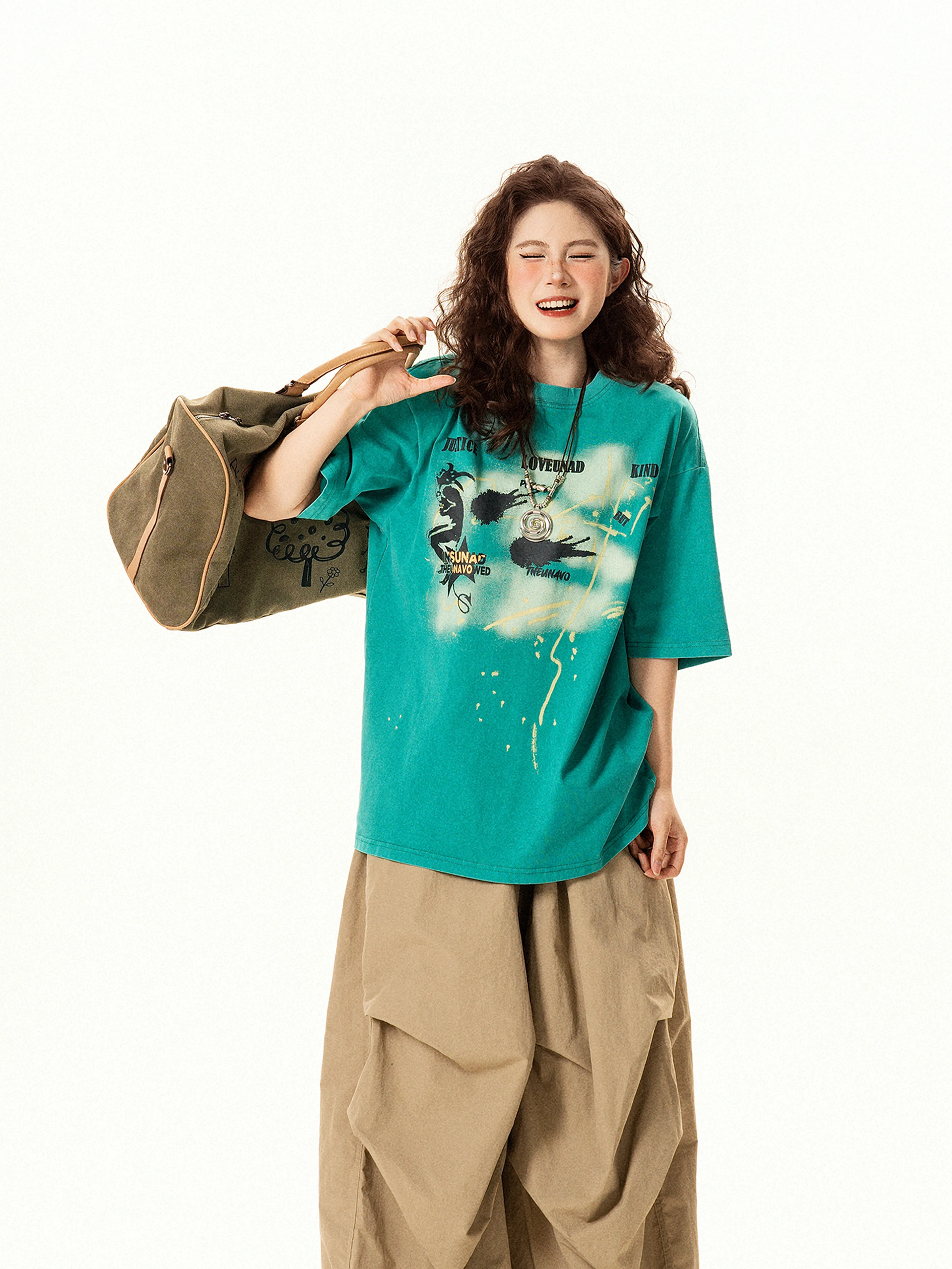 お祭り ロゴのデザイン例としてのレトロデザイン半袖Tシャツ