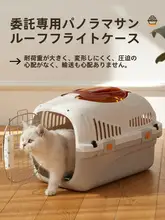 ペット用キャリーバッグ【大容量・猫型・宇宙船デザイン・外出用】